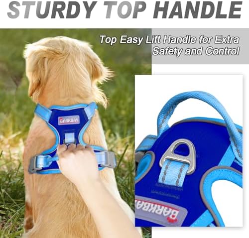 BARKBAY Dog Harness No Pull for Small Sized Dog Front Back Clips, Dog Vest - Image 3