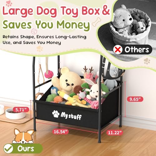 Kaiferty Medium Dog Toy basket, Toy Box - Image 4