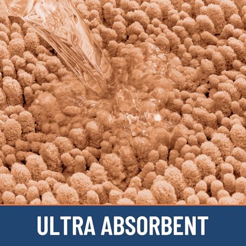 Smiry Bathroom Rugs 36X24, Extra Soft Rubber Backing Chenille Bath Mats - Image 5
