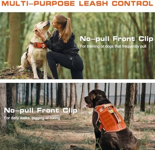 Dog Harness for Large Dogs, No Pull Tactical Vest - Image 3