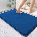 OLANLY Thick Memory Foam Bathroom Rug 36x24, Absorbent Bath Mat, Royal Blue by OLANLY