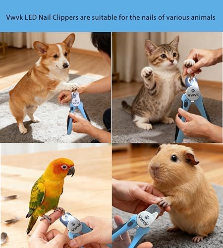 Dog Nail Clippers with Light, Professional Toenail Clippers - Image 4