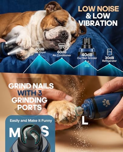 Ultra-Quiet Dog Nail Grinder | Stress-Free - Image 4