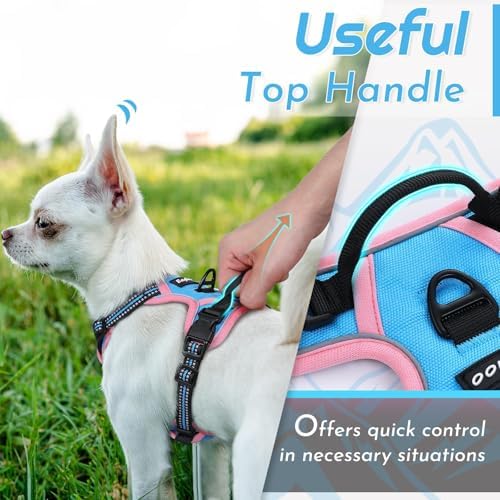 Eagloo Dog Harness for Small Dogs, No Pull Pet Vest - Image 5