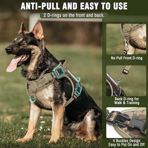 Tactical Dog Harness and Leash Set - Image 4