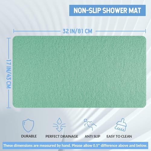 Hargiis Non-Slip Bathtub Mat, Anti Slip Shower Mat, Fast Drying Bathtub Mats - Image 2