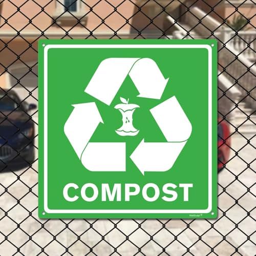 Compost Aluminum Metal Sign | Indoor Outdoor UV Stable & Weatherproof | Home - Image 6