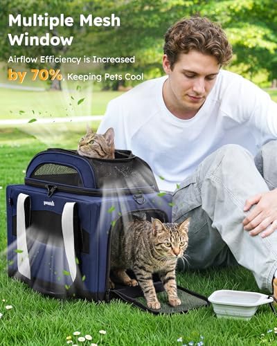 Pecute Cat Carrier, Top Expandable Dog Crate - Image 6