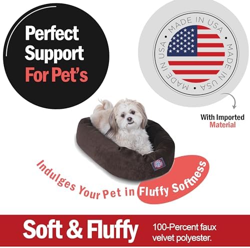 Majestic Pet Villa 24 Inch Shredded Memory Foam Dog Bed - Image 2