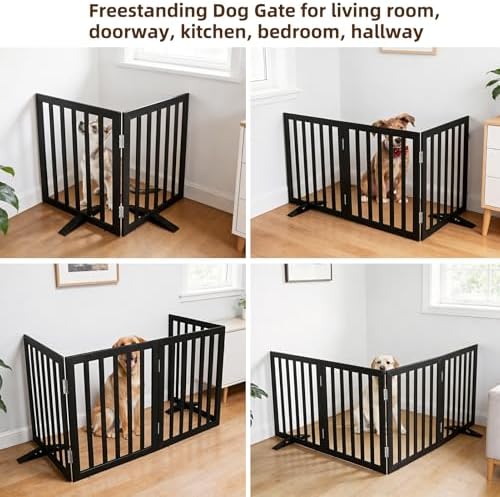 ZJSF Freestanding Indoor Dog Gate - Image 4