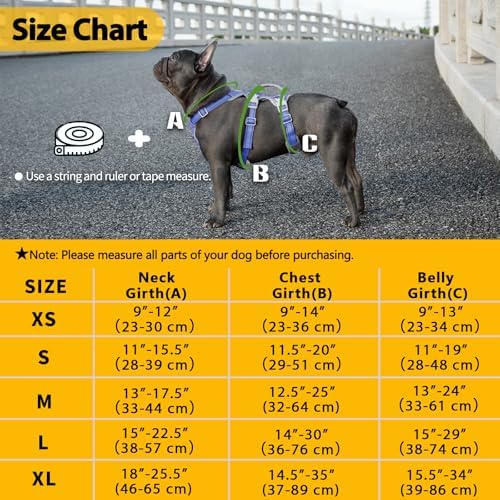 Huntboo Escape Proof Harness, No Slip Dog Harness Escape Proof, Fully - Image 6