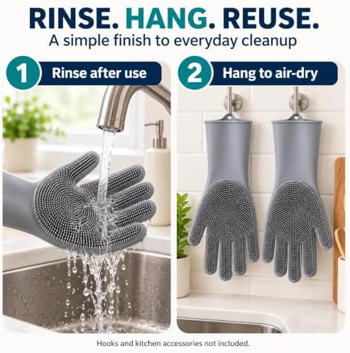 Silicone Dishwashing Gloves - Image 6