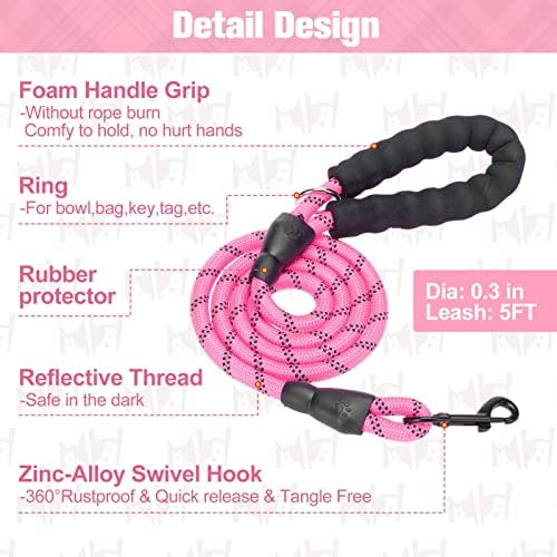 BEAUTYZOO Small Dog Harness and Leash Set, Step in No Choke No Pull Soft Mesh - Image 4
