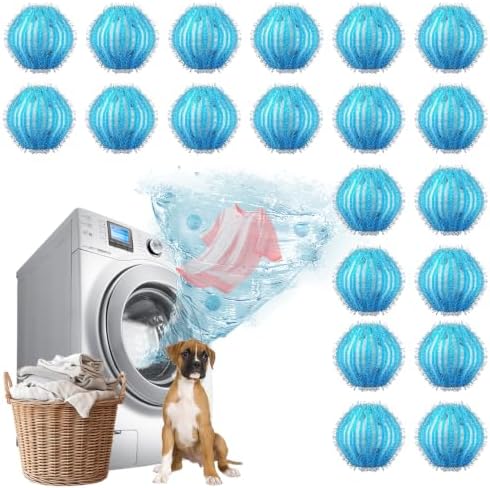 20Pcs Pet Hair Remover for Laundry, 1.4 inch Mini Ball Lint Traps by ABrighterDayTheMeetueWay