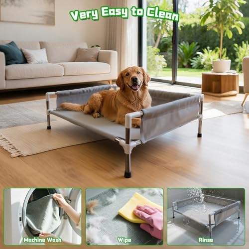 Makerfire Elevated Dog Bed, Raised Dog Sofa Bed - Image 6