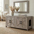 Homhedy 47.2”L Cat Litter Box Enclosure by Homhedy