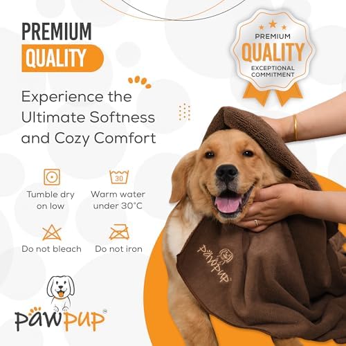 Dog Towels for Drying Dogs Super Absorbent Microfiber Pet Grooming Towel for - Image 5