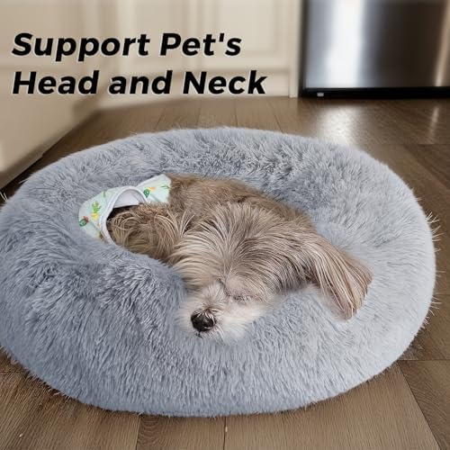 Calming Round Dog Bed & Cat Bed - Image 2