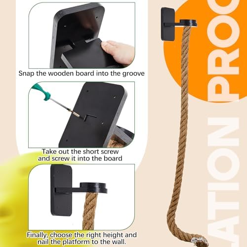 Weysat 2" x 4.92 ft Cat Climbing Rope - Image 4