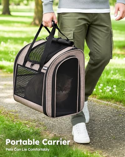 Pecute Cat Backpack with Widened Interior Space, Upgraded Dog Backpack Carrier - Image 5