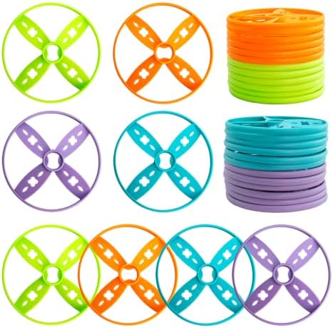 Outside Toys for Kids Ages 4-8- Flying Discs Supplement Set, 24 Pack by pamexin