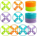 Outside Toys for Kids Ages 4-8- Flying Discs Supplement Set, 24 Pack by pamexin