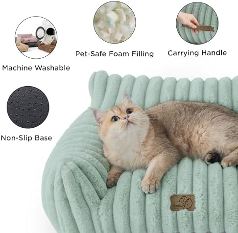 Bedsure ComfyFleece® Shown on TV Fluffy Cute Cat Couch - Image 5