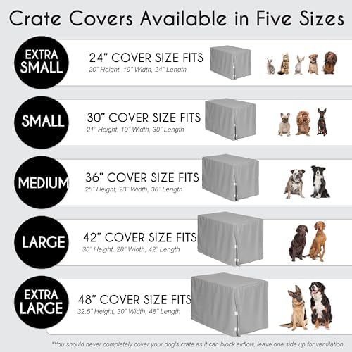 Sweet Jojo Designs 30in. Small/Medium Dog Crate Cover Pet Cage, Kennel Covers - Image 6