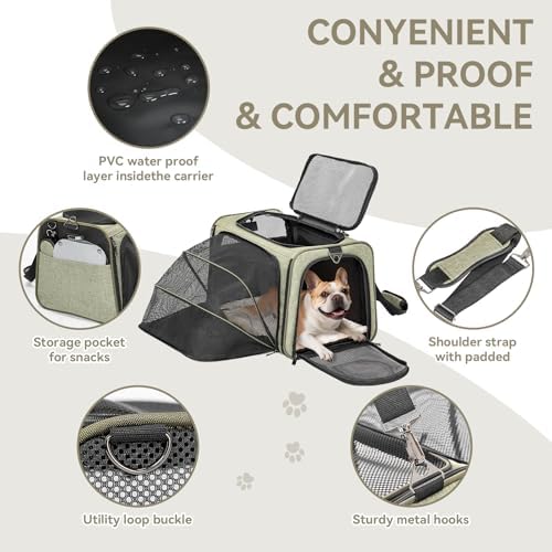 Petsfit Large Expandable Cat Carrier - Image 6