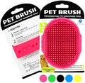 Silicone Pet Grooming Brush for Dogs & Cats – Soft Bath Brush, Gentle by Unknown