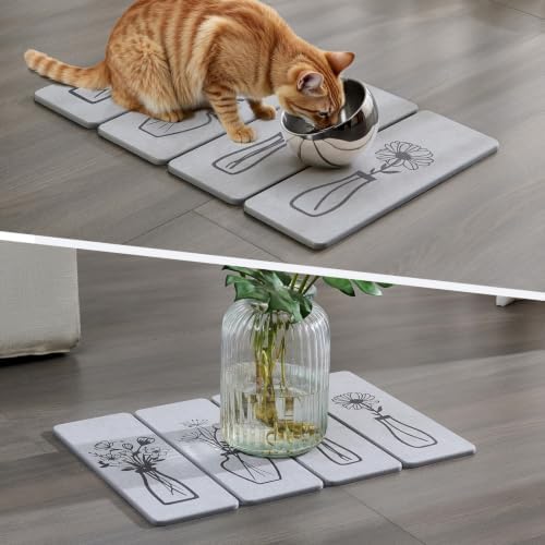 Gray Quick Dry Diatomaceous Foldable Stone Bath Mat - Image 7