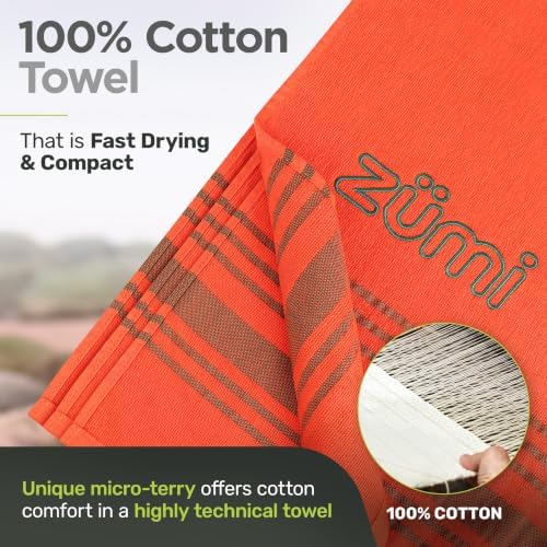Zumi 100% Cotton Quick Dry Travel Towel - Image 4