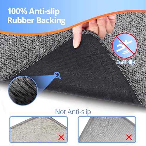 Upgraded Bath Mat 24x48Inch, Thin Bath Mats Rugs - Image 4
