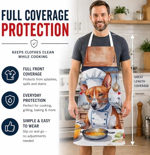 Caroline's Treasures Basenji The Chef Apron Cooking Kitchen Server Baking - Image 3