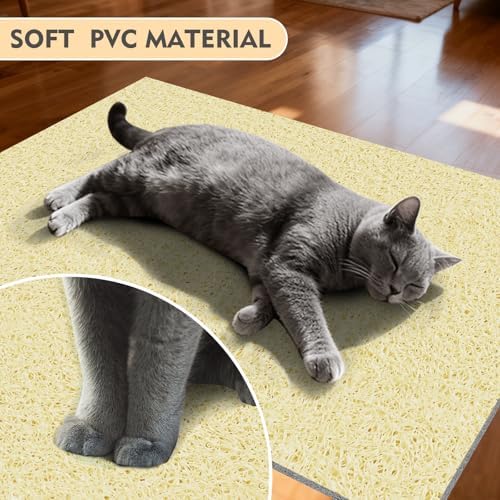 Extra Large Cat Litter Mat 30"x24", Heavy-Duty Litter Rug Catcher - Image 4