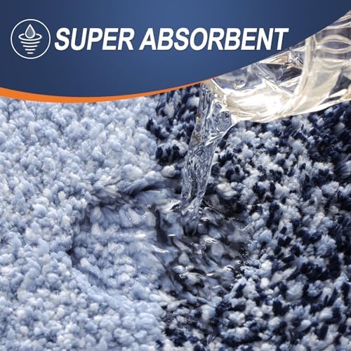 OLANLY Bathroom Runner Rug 45x27, Extra Soft Absorbent Microfiber Bath Rugs - Image 4