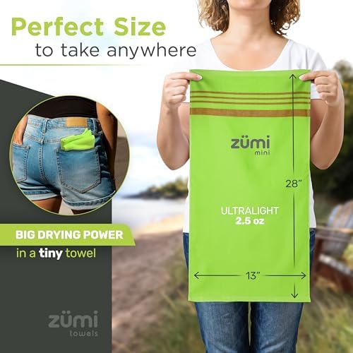 Zumi MINI 100% Cotton Camping Travel Towel - Image 4