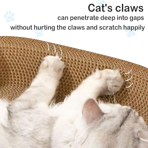 Cat Scratcher Bed 23.6x14.9” Extra Large Cardboard Cat Scratching Bed - Image 4