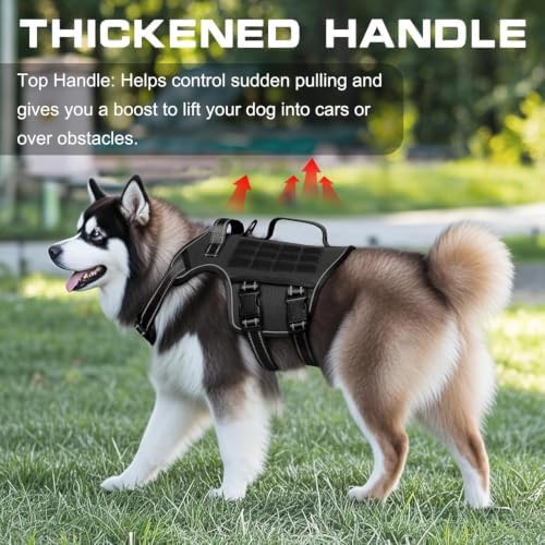 Dog Harness for Large Dogs, No Pull Tactical Vest - Image 2
