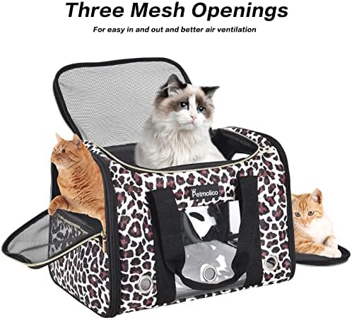 Petmolico Cat Carrier Soft-Sided Airline Approved - Image 3