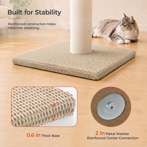 Made4Pets Tall Cat Scratching Post - Image 3