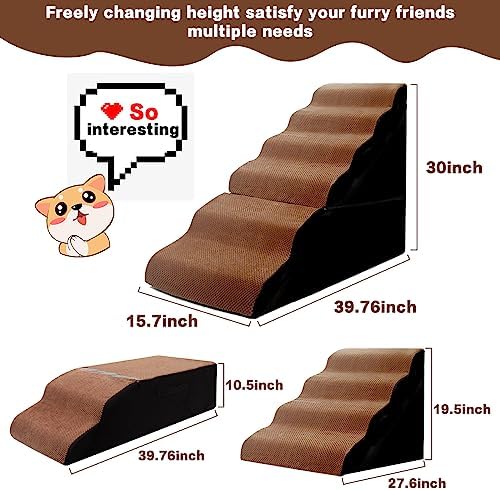 6-Step Dog Steps for High Beds 30" H - Image 2