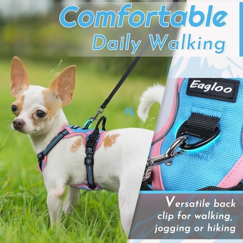 Eagloo Dog Harness for Small Dogs, No Pull Pet Vest - Image 4