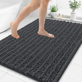 Smiry Bathroom Rugs 48X32, Extra Soft Rubber Backing Chenille Bath Mats by Smiry