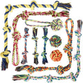 Aitmexcn Dog Rope Toys, 10 Pack Cotton Chew Tug Toys by Aitmexcn