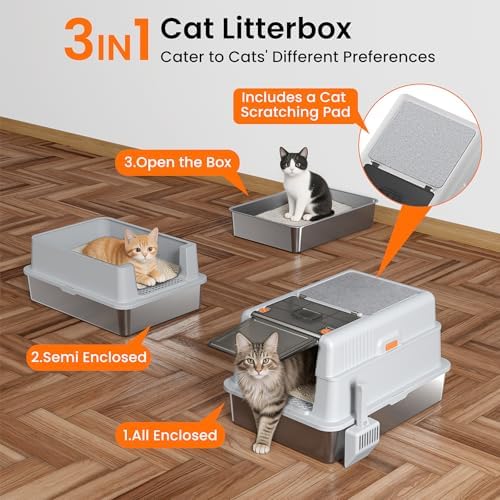 XXXXL Stainless Steel Litter Box - Image 5