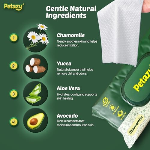 Petazy Pet Wipes for Dogs & Cats - Image 3
