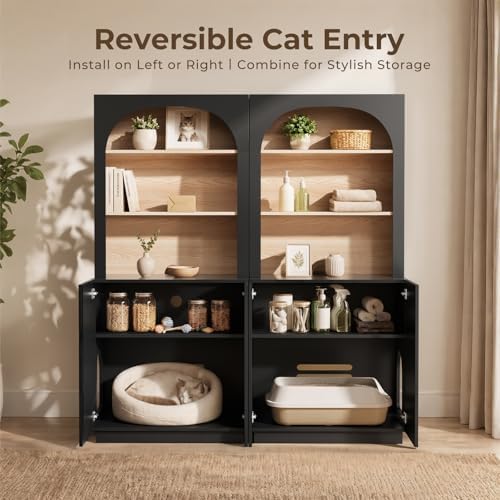 Amunrbrek Tall Cat Litter Box Enclosure - Image 4