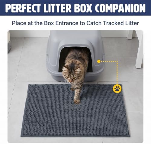 Muddy Mat® | XL Cat Litter Mat 48"x60", Litter Trapping Mat, Super Absorbent - Image 3