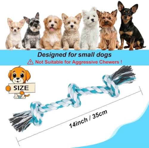 SZEE Dog Rope Toy, Rope Toys for Dogs, Suitable for Small Breeds Puppies - Image 3